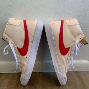 The Nike Blazer Mid ’77 Features A Guava Ice Base With Colored Accents